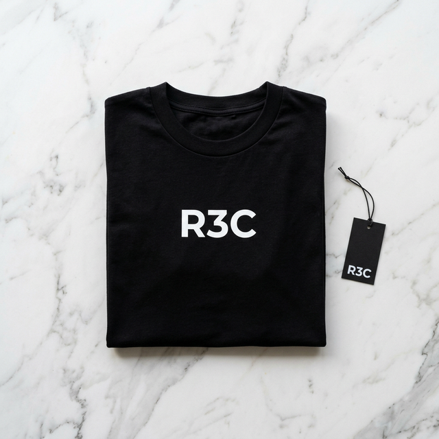R³C Classic Tee — Black
