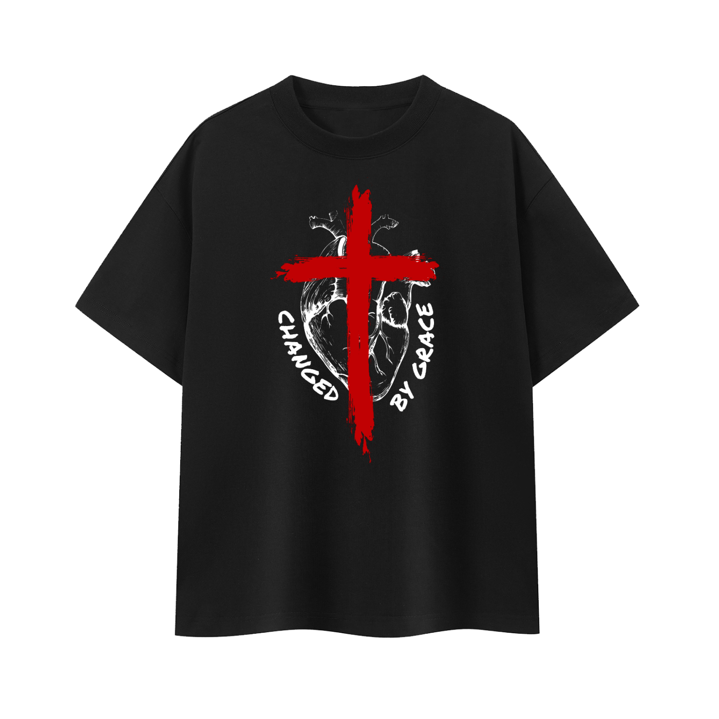 CHANGED BY GRACE Boxy Oversized T-Shirt