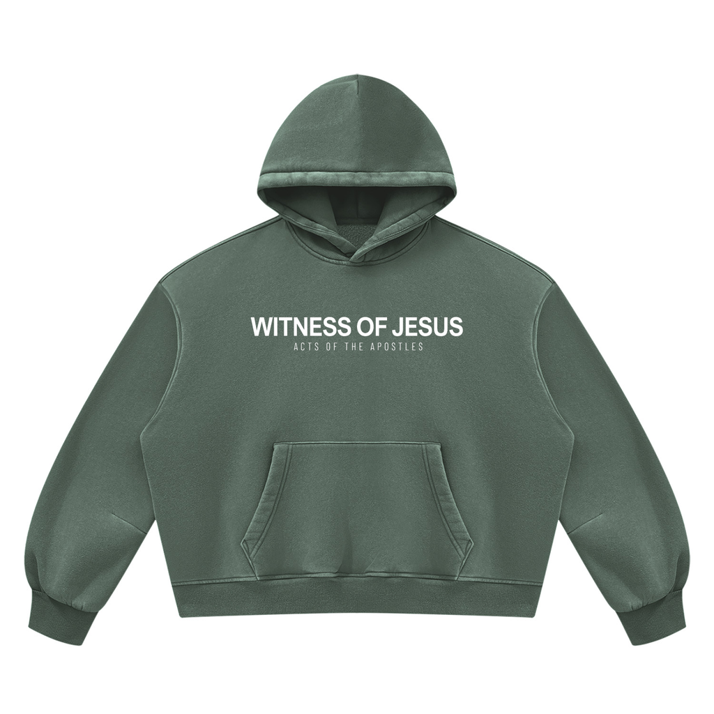 HOODIE,WITNESSOFJESUS,OVERSIZED