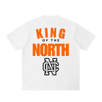 NC KING Vintage Washed Frayed T-Shirt
