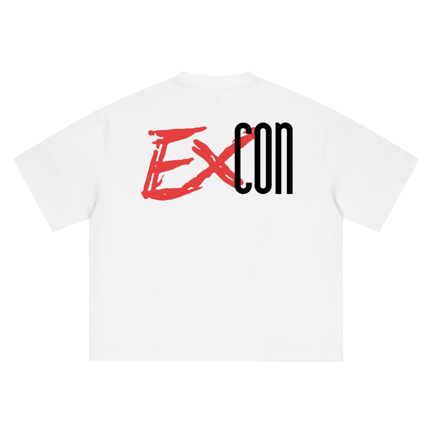 CHANGED BY GRACE EXCON WHITE Boxy Oversized T-Shirt