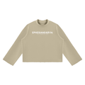 E6 Mock Neck Boxy Sweatshirt