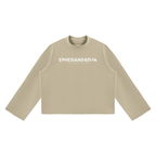 E6 Mock Neck Boxy Sweatshirt