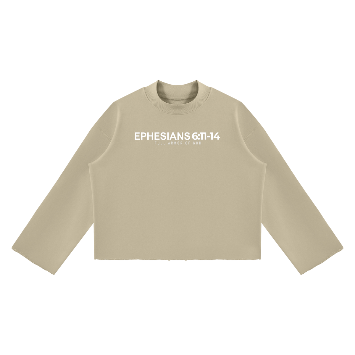 E6 Mock Neck Boxy Sweatshirt