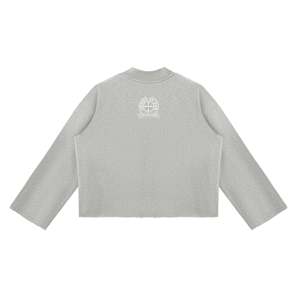 E6 Mock Neck Boxy Sweatshirt