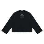 E6 Mock Neck Boxy Sweatshirt