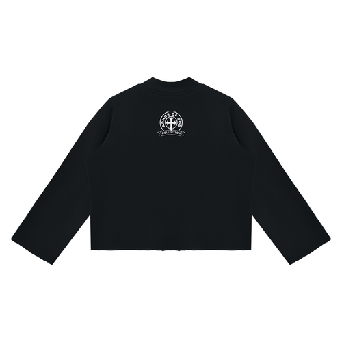 E6 Mock Neck Boxy Sweatshirt