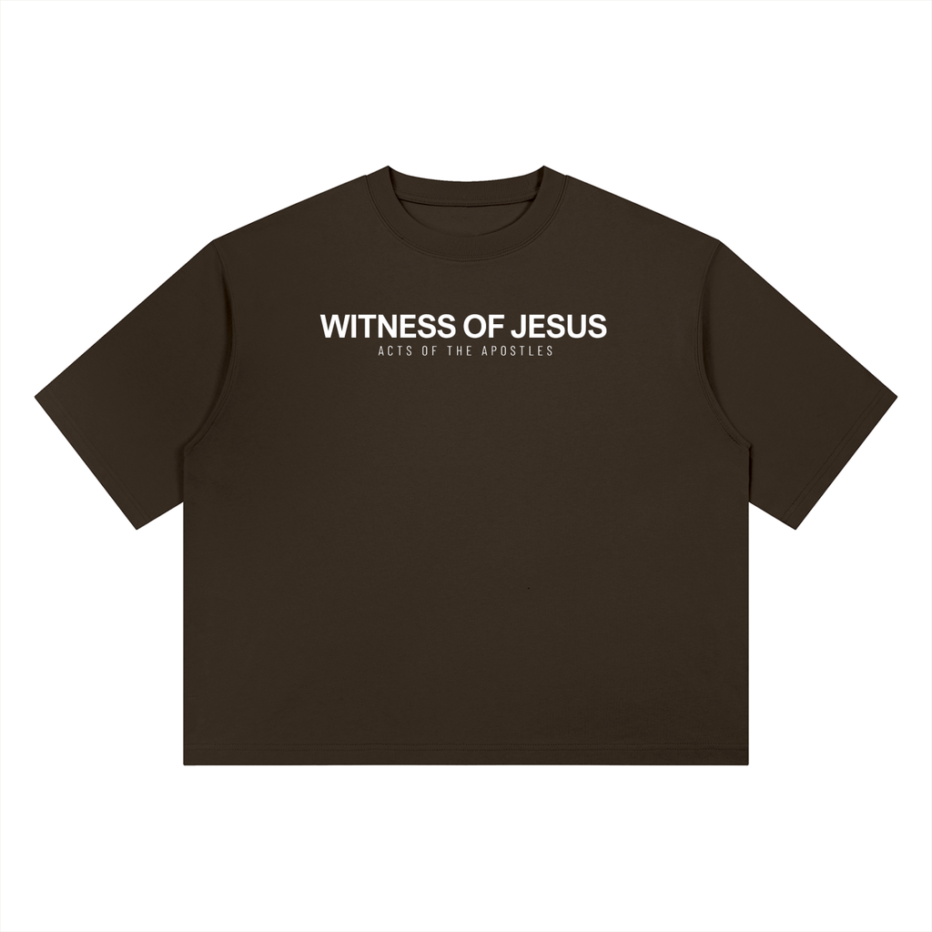 WITNESS OF JESUS Unisex Heavyweight Boxy T-Shirt