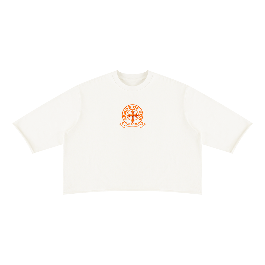 NC KING OF THE NORTH Raw Hem Boxy T-Shirt