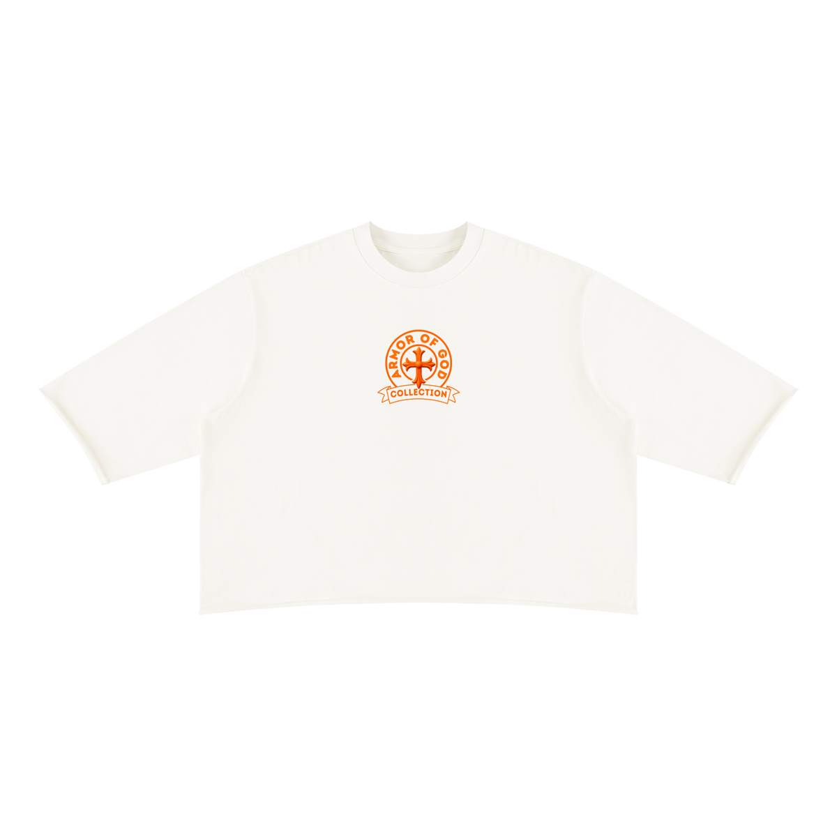 NC KING OF THE NORTH Raw Hem Boxy T-Shirt