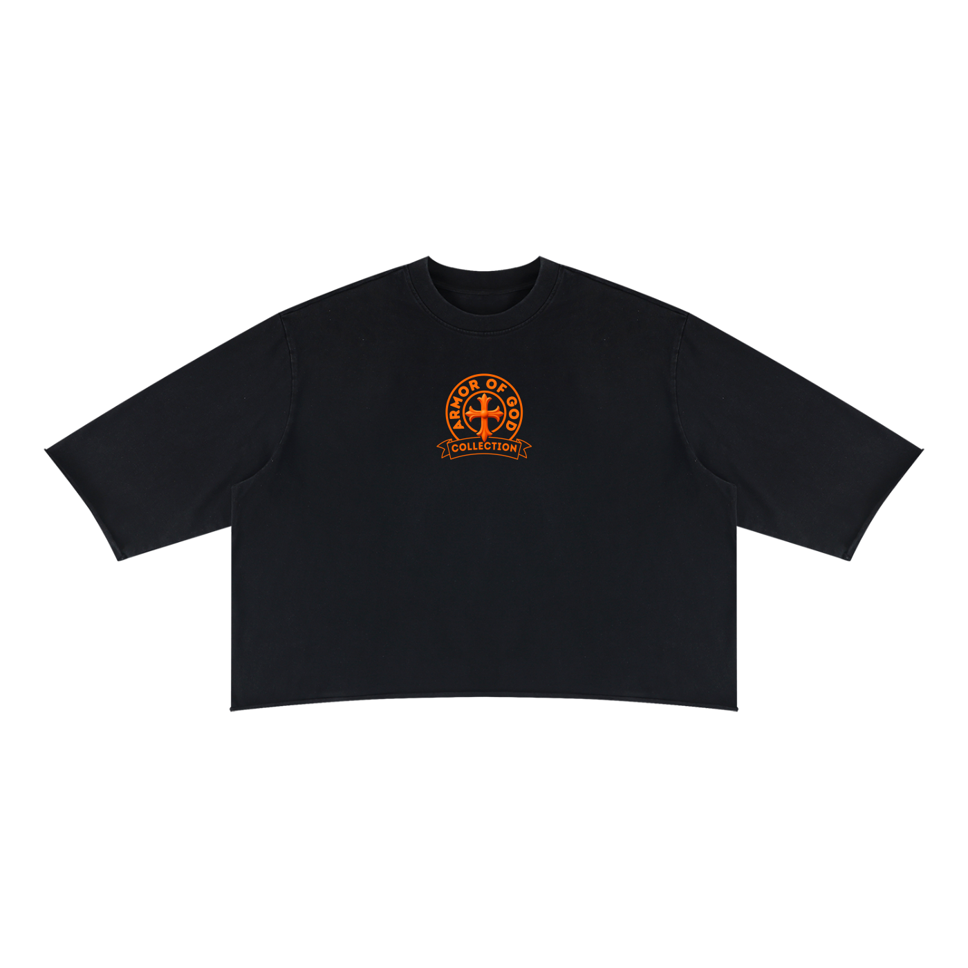 NC KING Wash Raw Hem Boxy T-Shirt