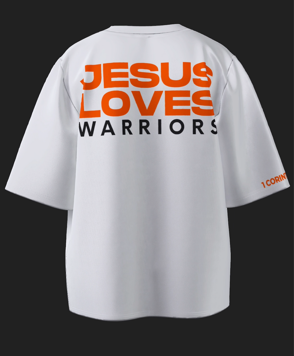 Jesus Loves Warriors Oversized t-shirt