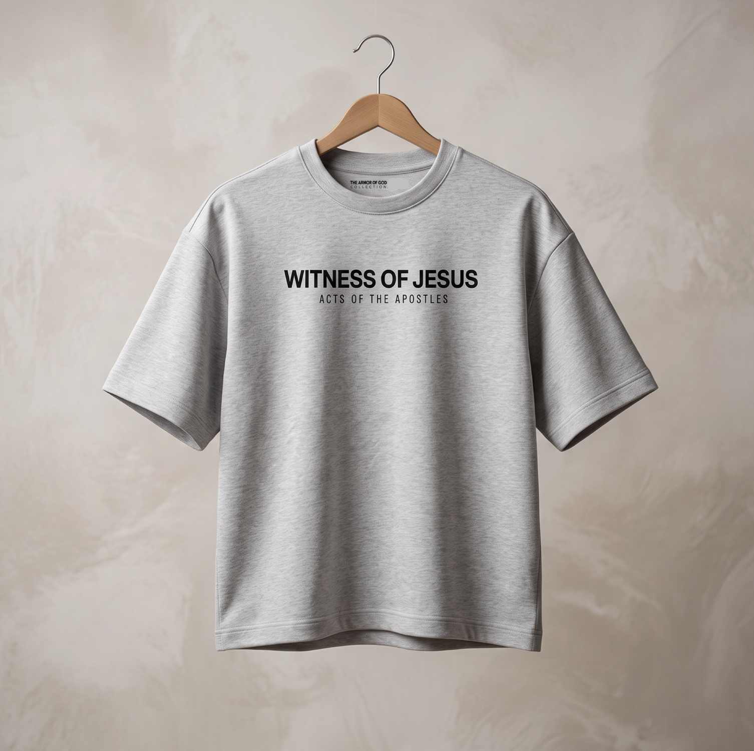 "WITNESS OF JESUS" PREMIUM BOXY SHIRT