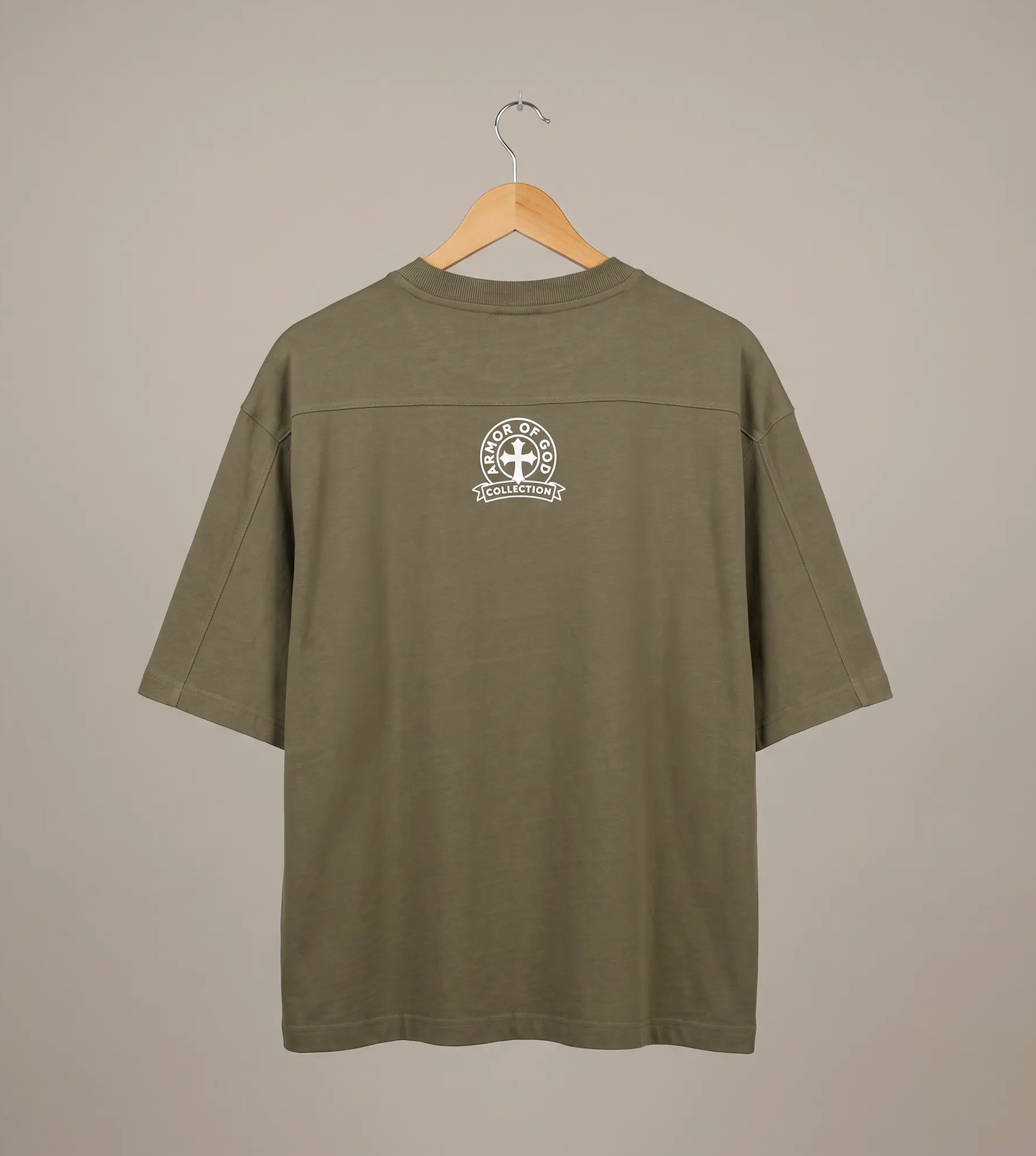 EPHESIAN AOG OLIVE PREMIUM BOXY T