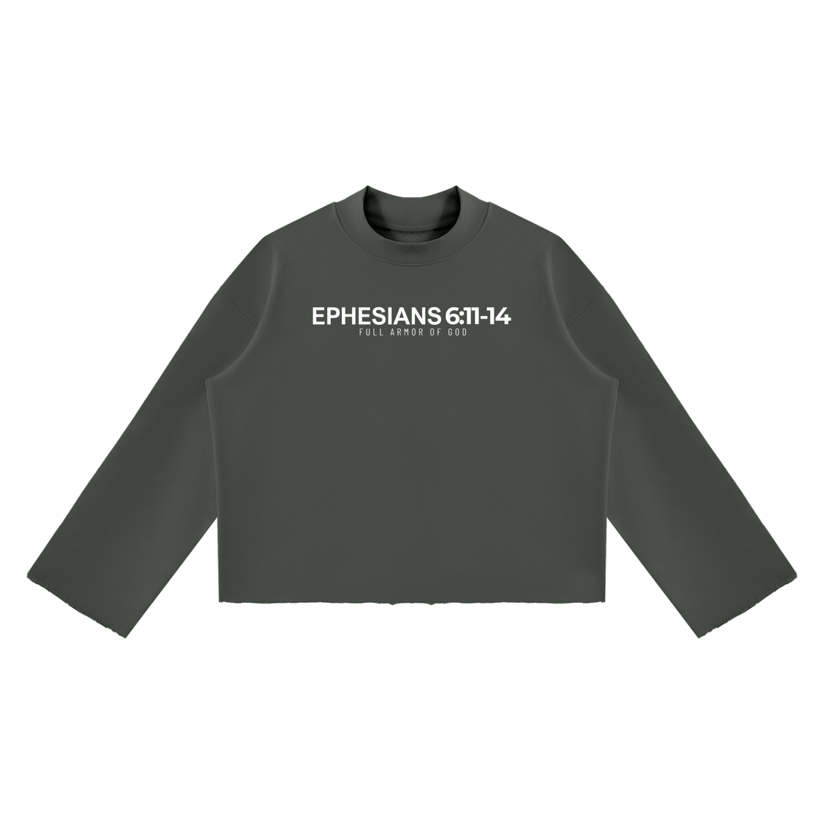 E6 Mock Neck Boxy Sweatshirt