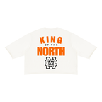 NC KING OF THE NORTH Raw Hem Boxy T-Shirt