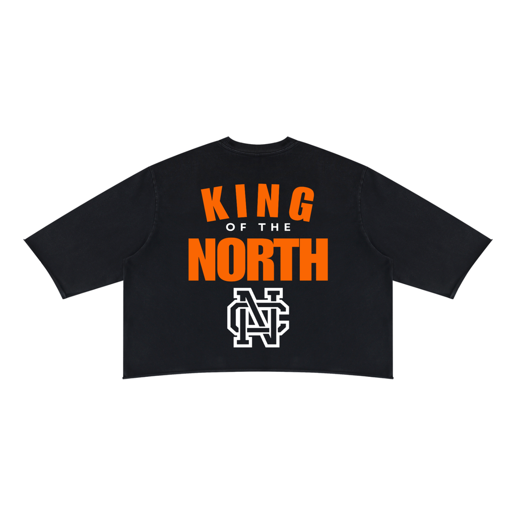 NC KING Wash Raw Hem Boxy T-Shirt