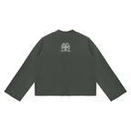 E6 Mock Neck Boxy Sweatshirt