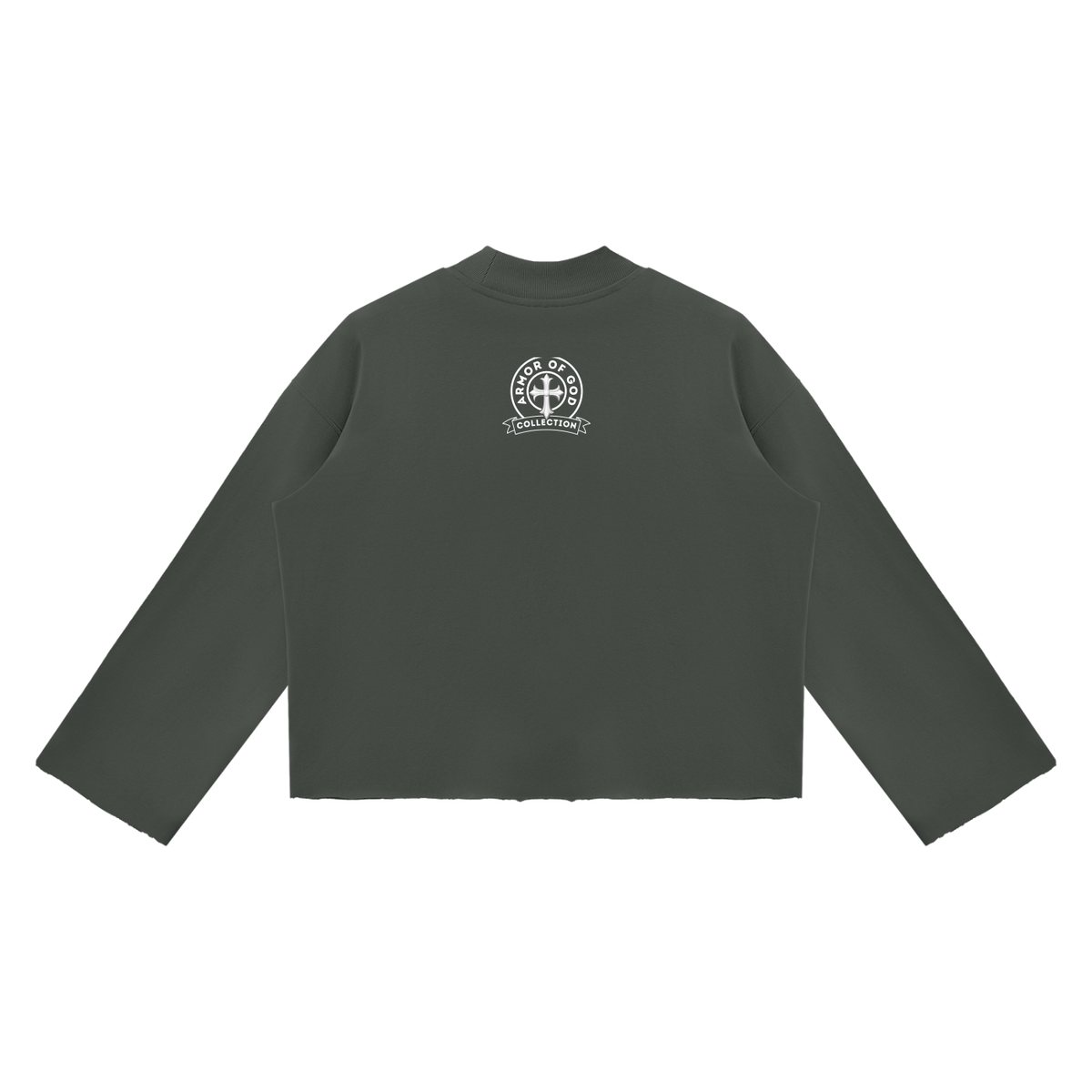 E6 Mock Neck Boxy Sweatshirt
