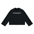 E6 Mock Neck Boxy Sweatshirt
