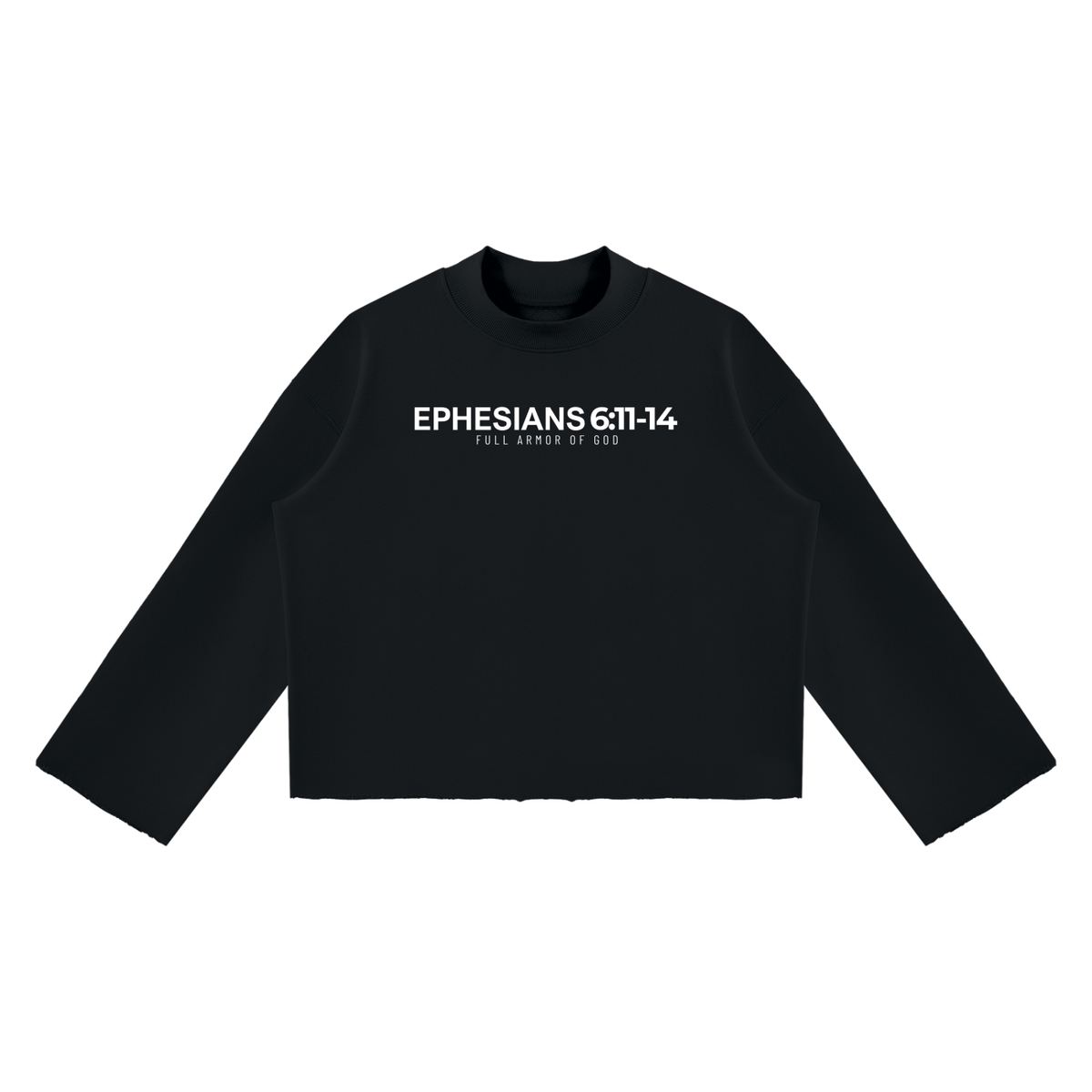 E6 Mock Neck Boxy Sweatshirt