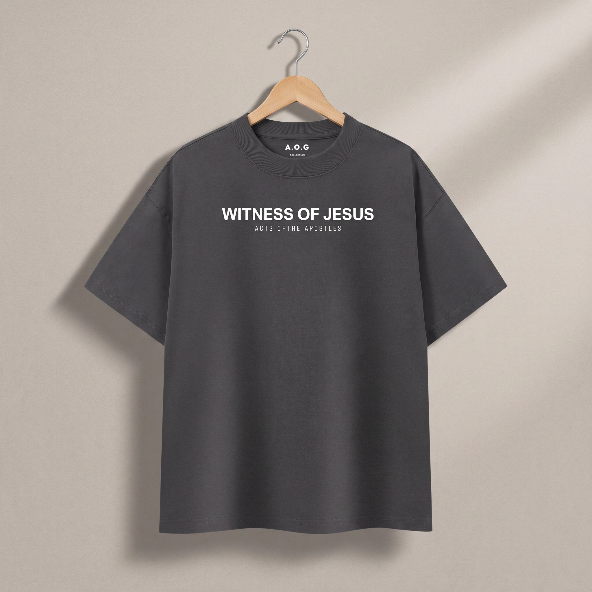"WITNESS OF JESUS" PREMIUM BOXY SHIRT
