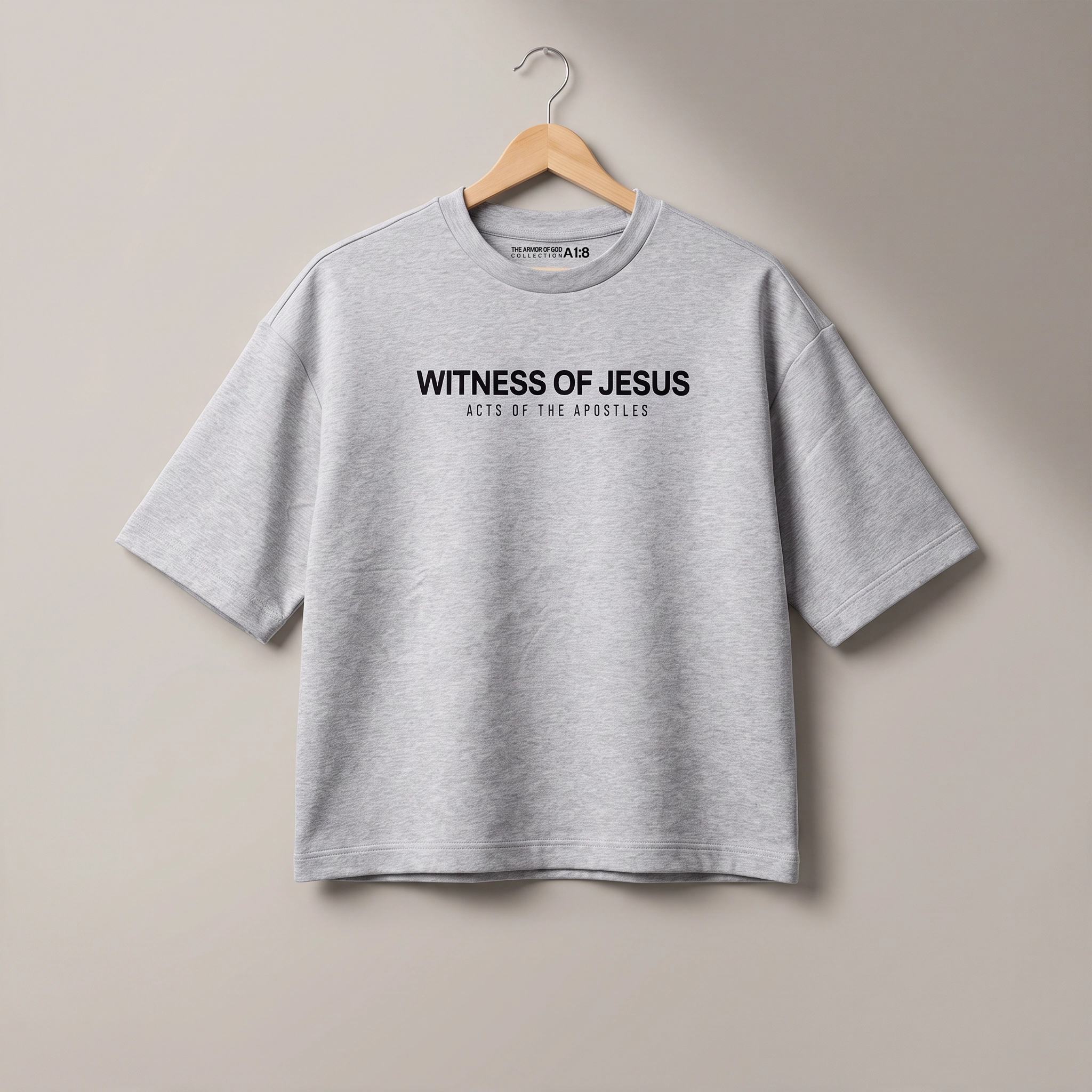 "WITNESS OF JESUS" PREMIUM BOXY SHIRT